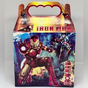 10 ct. Pack - Iron Man Candy Boxes / Paq. con 10 Cajas de Iron Man para Dulces